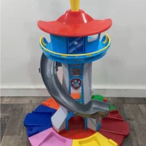 Paw Patrol Tower (with pups and vehicles shown)